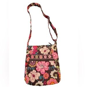 🔥🌺Vera Bradley Mod Floral pink hipster crossbody purse - RETIRED pattern.